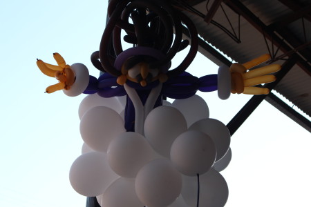 Prince inspired balloon art